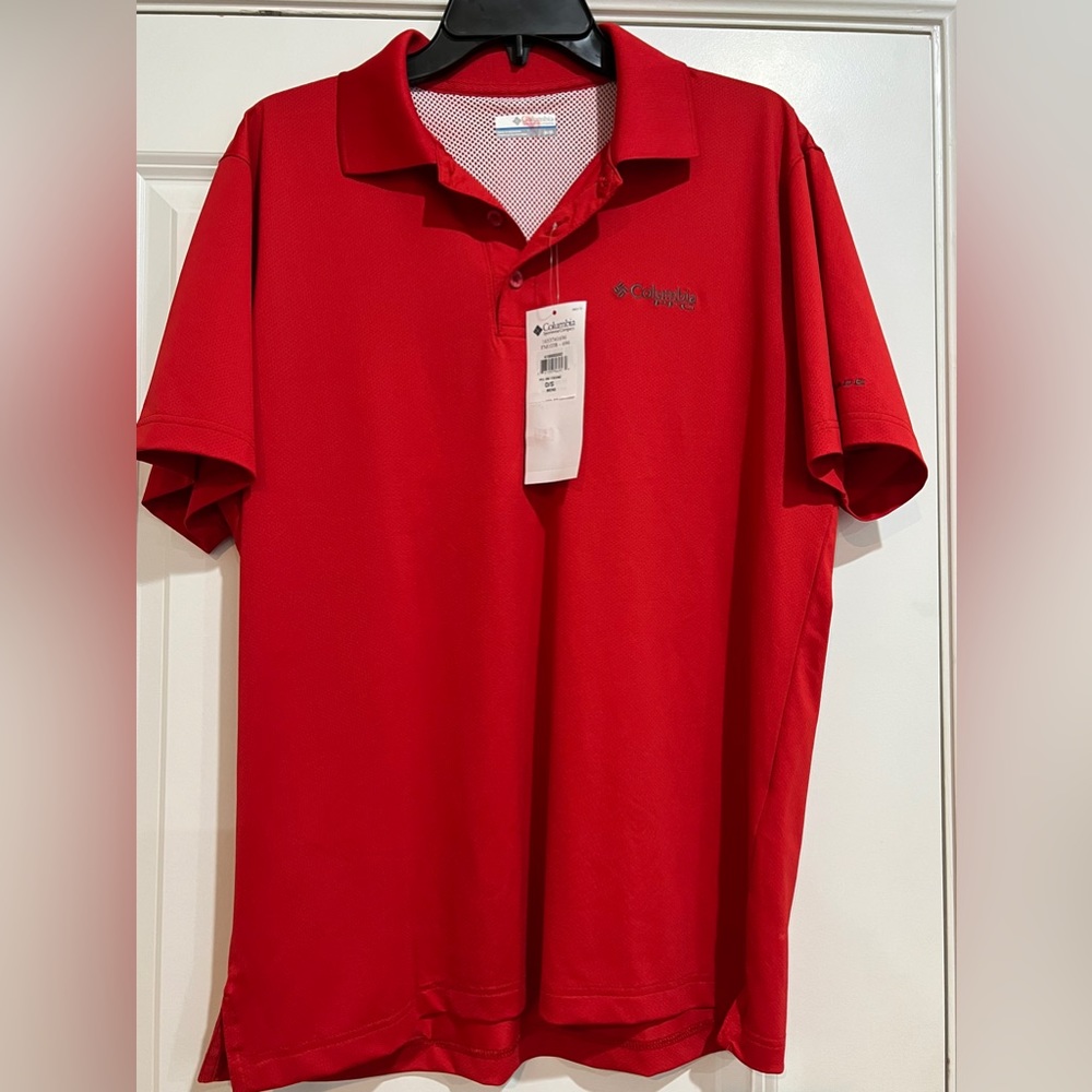 NWT COLUMBIA MENS PFG POLO